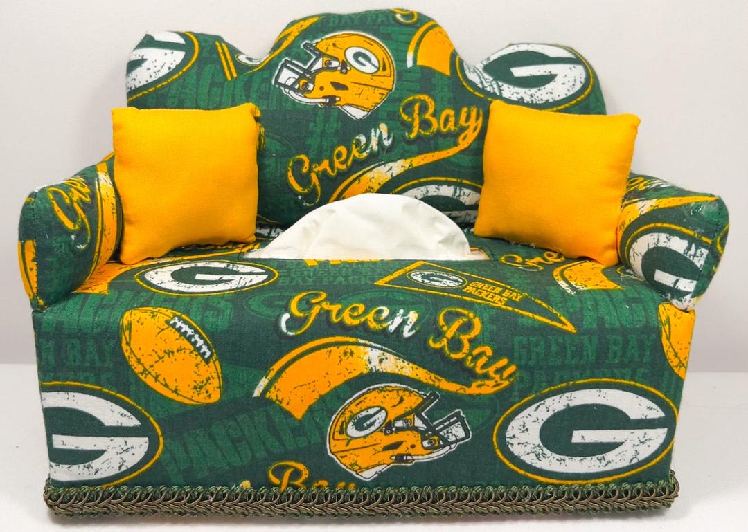 Green Bay Packers Tissue Box Cover