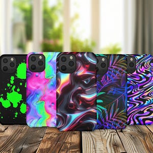 Fluorescent Phone Case Glowing Neon Cover for Google Pixel 10, 10Pro, 9, 9Pro, 8, 7, 6A, Samsung S25, S24, S23, A17, iPhone 17, 16, 15