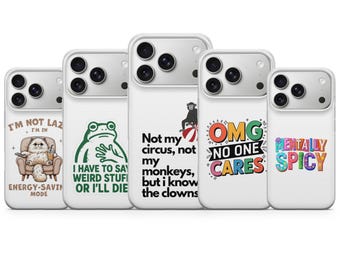 Funda para teléfono con cita sarcástica y texto divertido para iPhone 17, 17Pro, 16, 15, 14, 13, 12, Samsung S25, S24, S23, A16, A56, A55, Pixel 10Pro, 9A