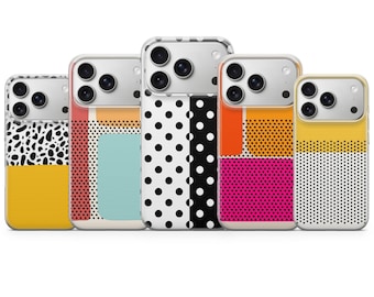 Polka Dots Phone Case Dalmatian Spots Cover for iPhone 17 Pro Max, 16e, 15, 14, 13 & Samsung S26 Ultra, S25 FE, A57, A56, Pixel 10, 9A