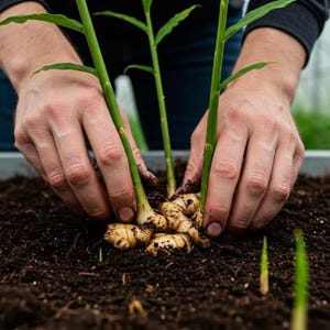Más de 2 rizomas de jengibre orgánico fresco para plantar: cultiva tu propia raíz de jengibre. Semillas para macetas de jardín.