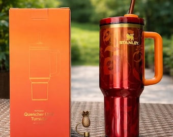 Stanley x Karol G 40 oz Tumbler, Floral Design, Viral Cup, Gift for her