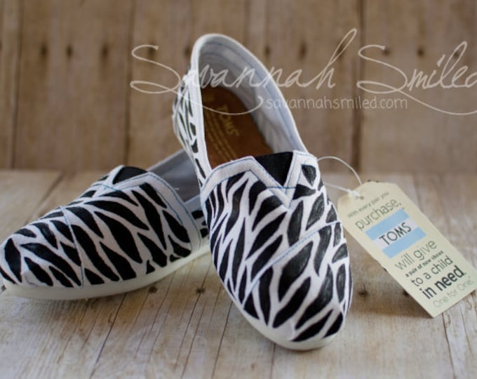 toms zebra shoes