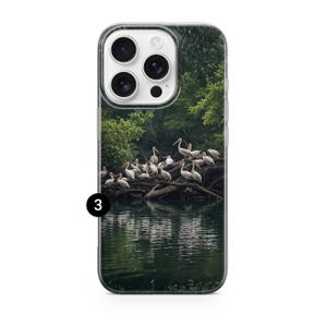 Pelikantelefonskal med australisk sjöfågel för iPhone 17 Pro Max, 16e, 15, 14, 13 Samsung S26 Ultra, S25, S24 FE, A56 A16 Pixel 10 XL 9a 8 3