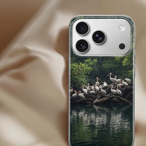 Pelikantelefonskal med australisk sjöfågel för iPhone 17 Pro Max, 16e, 15, 14, 13 Samsung S26 Ultra, S25, S24 FE, A56 A16 Pixel 10 XL 9a 8 bild 14
