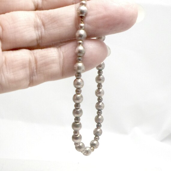 Premier Designs bracelet silvertone size 7.2 ball… - image 3