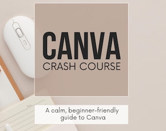Cours accéléré Canva pour débutants | Guide de toile simple | Téléchargement numérique