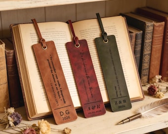 Personalisiertes Lesezeichen mit Gravur für Sie und Ihn - Einzigartige Geschenkidee für den Ruhestand, Hochzeitsgeschenke