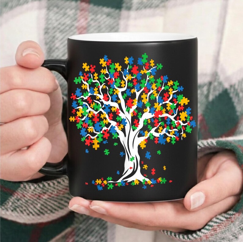 Autism Tree of Life PNG, Autism Awareness Shirt PNG, Puzzle Piece ...