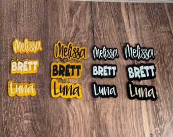 Acrylic Name Tags | PLEASE READ DESCRIPTION | Business Name Tags | Magnetic Name Tags |