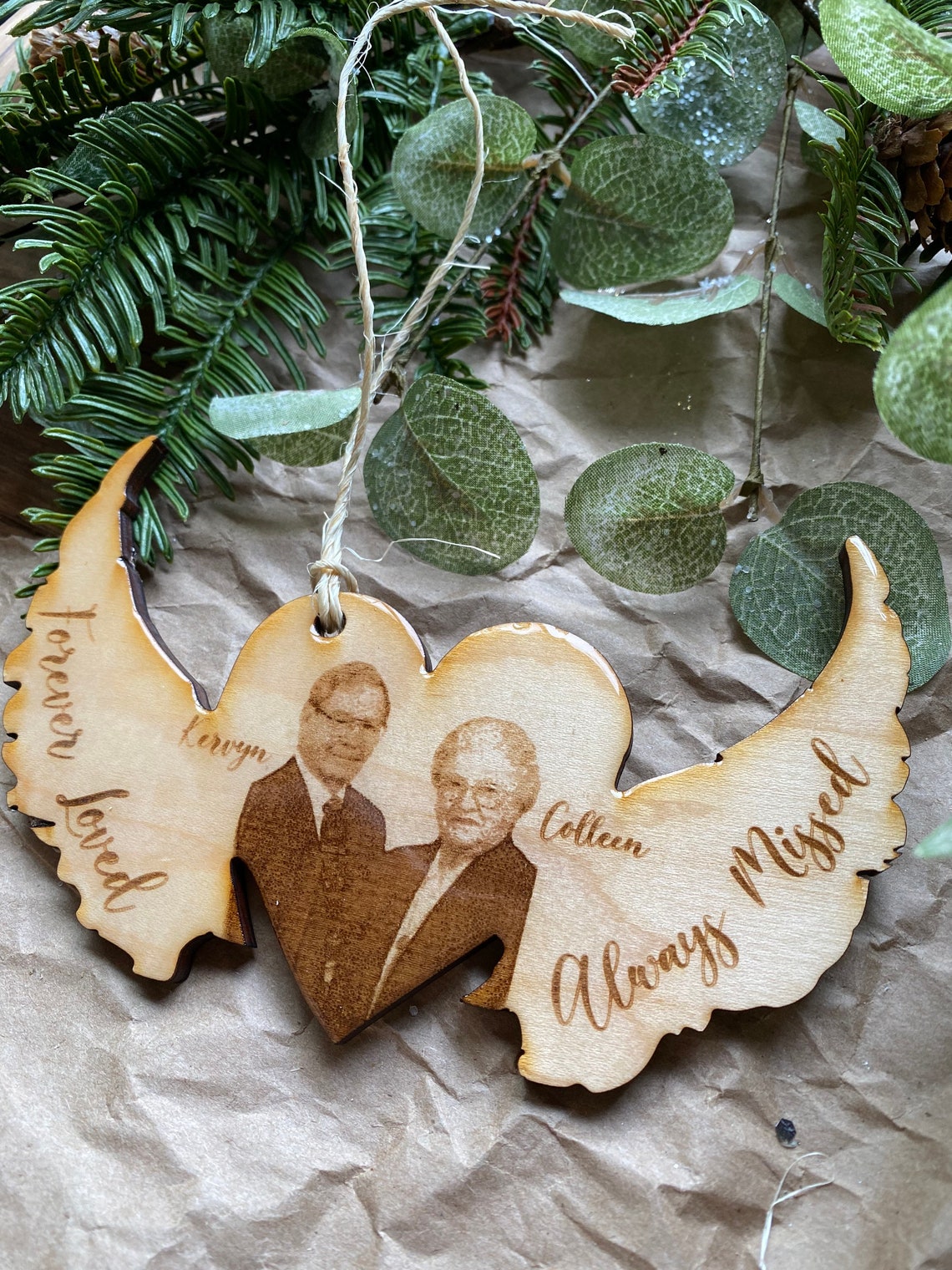 Remembrance Ornament Christmas Tree Wedding Gift Family Etsy