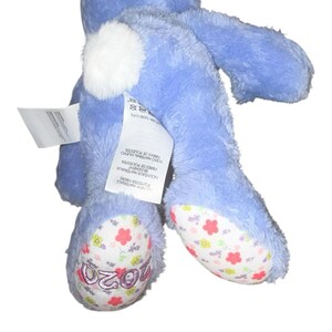 Conejito azul de Pascua de Minnie Mouse de Disney con orejas florales de 14" imagen 3