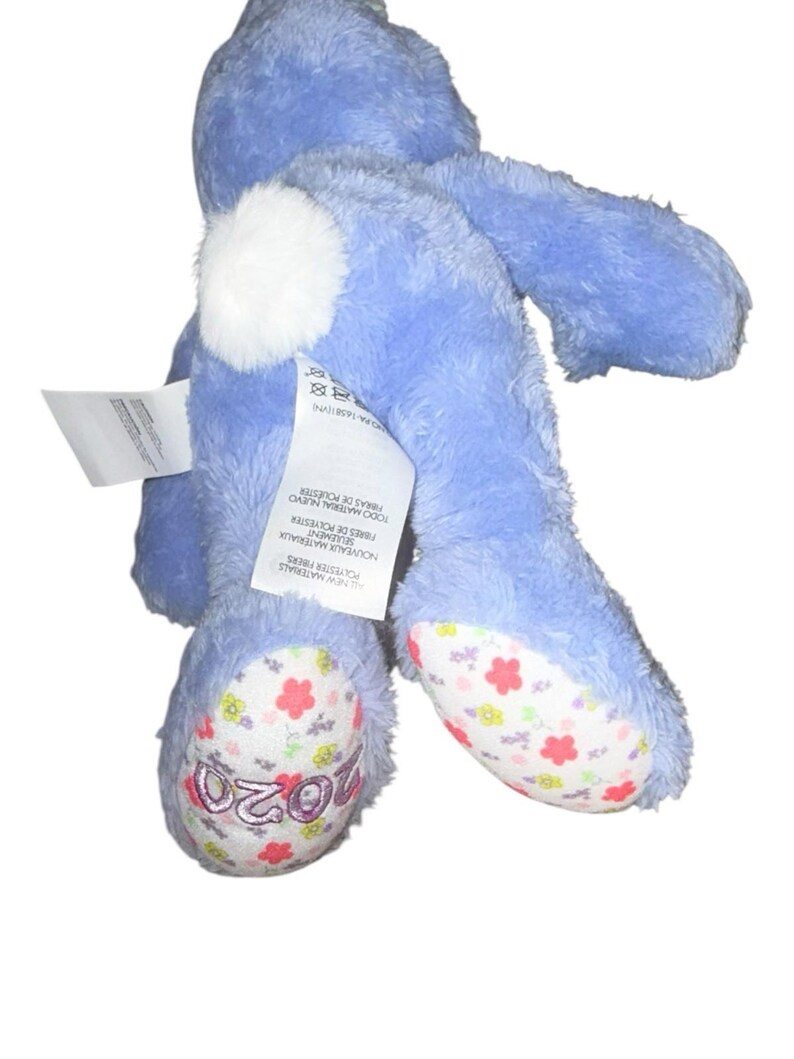 Conejito azul de Pascua de Minnie Mouse de Disney con orejas florales de 14" imagen 3