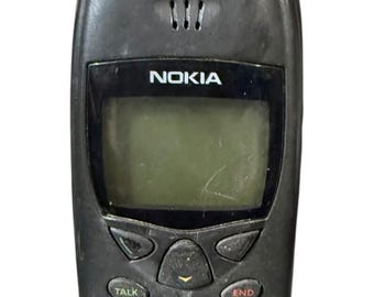 Vintage Nokia 6120 BellSouth Black Cell Phone Retro "No Charger"