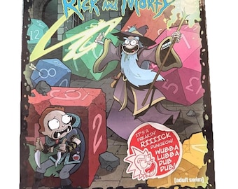 Dungeons & Dragons vs Rick and Morty Tabletop Roleplaying Game Boxed Set