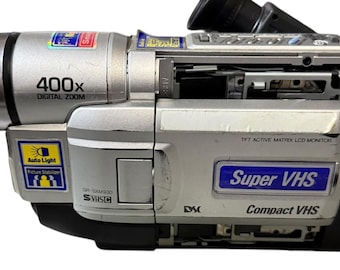 Vintage JVC GR-SXM930U Super VHS-C 400x Digital Zoom Camcorder w/charger