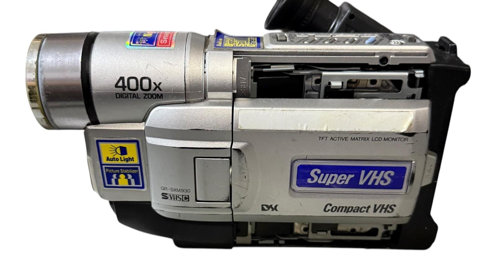 Vintage JVC GR-SXM930U Super VHS-C 400x Digital Zoom Camcorder W