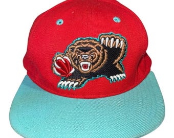 Gorra Mitchell & Ness Vancouver Grizzlies NBA Snapback - Retro roja y azul