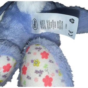 Conejito azul de Pascua de Minnie Mouse de Disney con orejas florales de 14" imagen 4