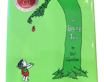 The Giving Tree by Shel Silverstein 2004 HarperCollins Hardcover Book with CD