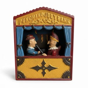 Punch Judy Bank - Etsy