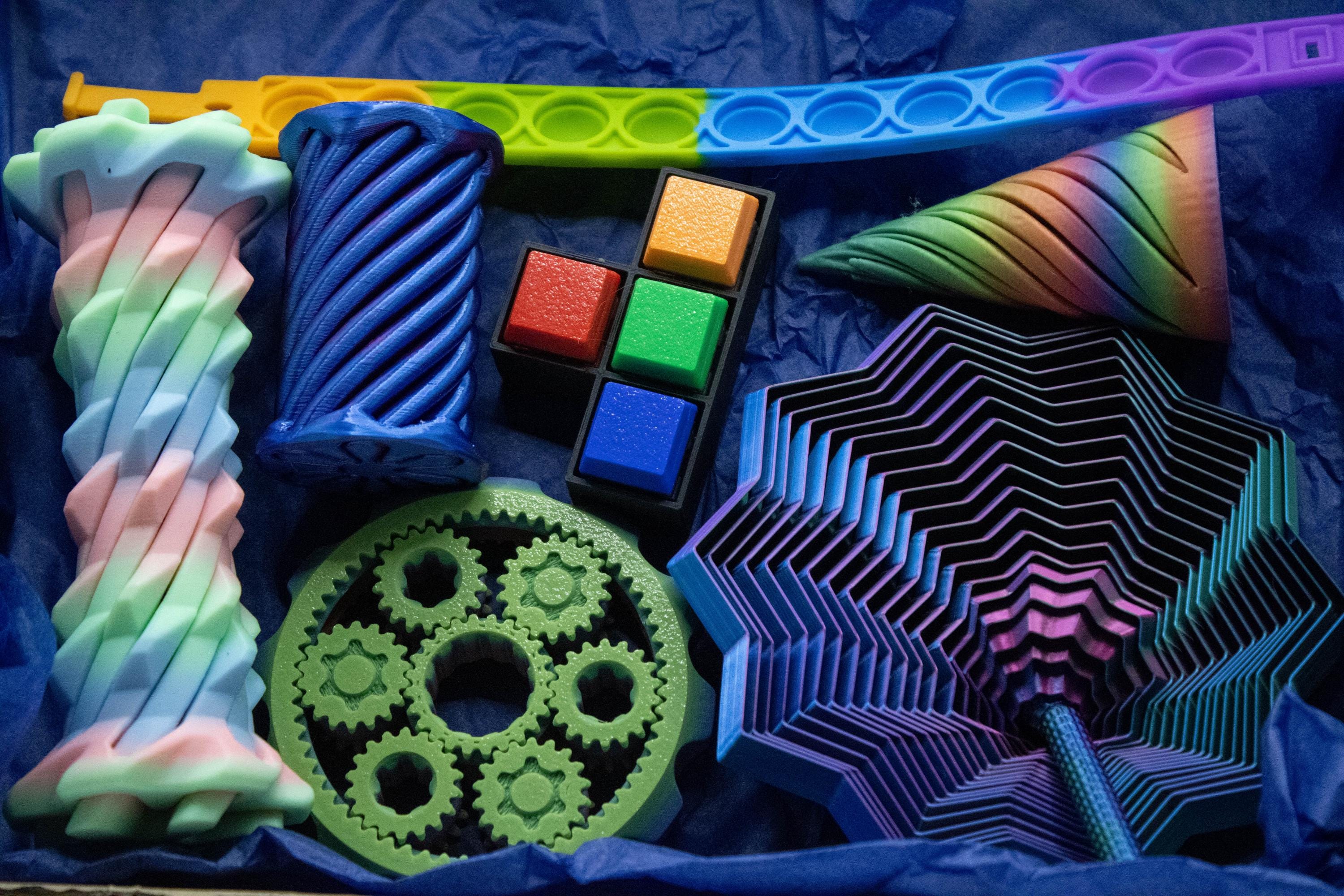 3D Printed Fidget Toy Mystery Box – Sensory Stress Relief Bundle (4 or ...