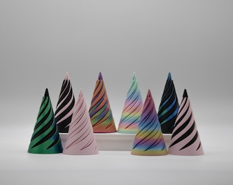 3D Printed Spiral Cone Fidget Toy | Sensory Desk Toy