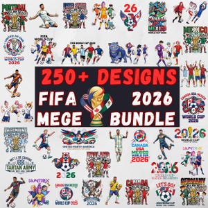 FIFA World Cup 2026 PNG Bundle | Football Player, Team, K-Pop Soccer Designs (Digital Download)