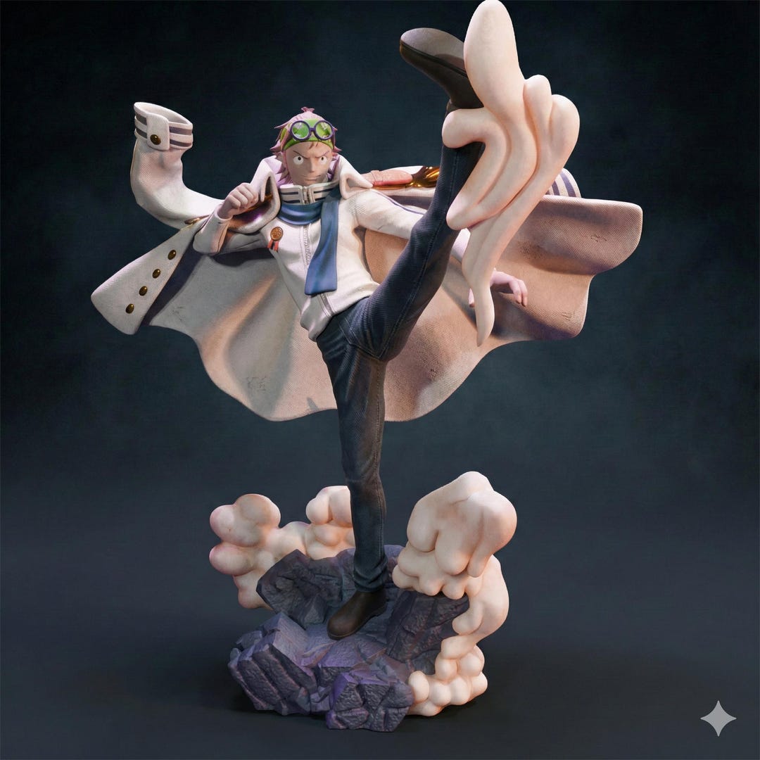 One Piece Coby Sculpture STL – Rising Marine Hero 3D Print Model - Etsy ...