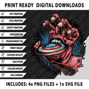 Captain America Shield T-Shirt, Comic-Buch-Stil T-Shirt Png SVG Digital Bundle