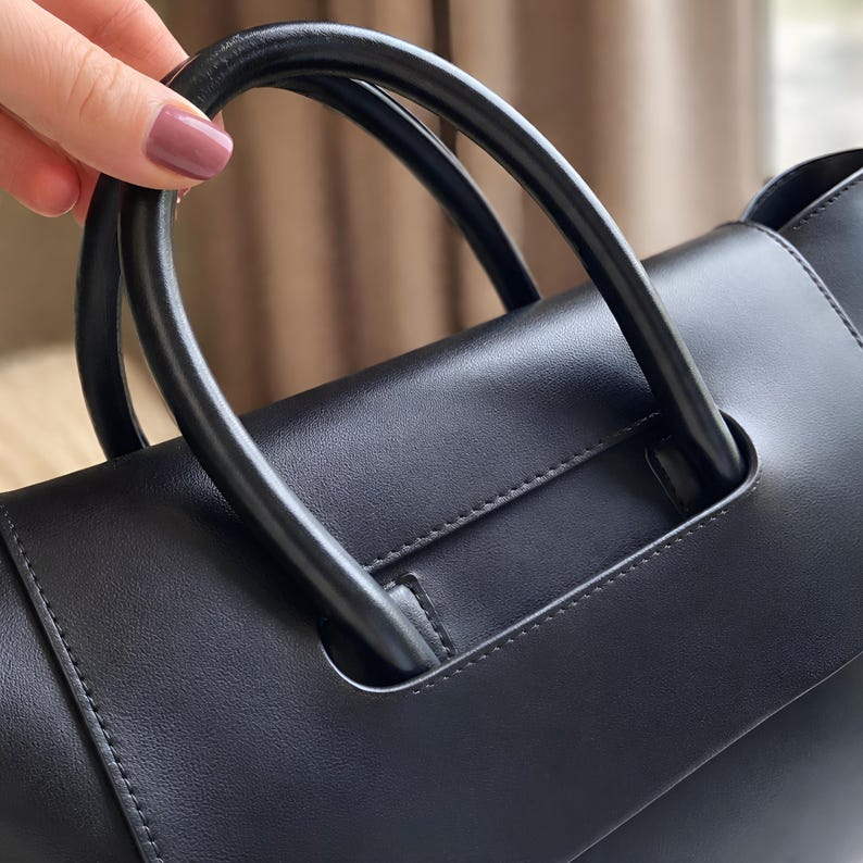 Photo inspiration: Gallery Detail: Women S Minimalist Vegan Leather Tote Bag Large Capacity Work