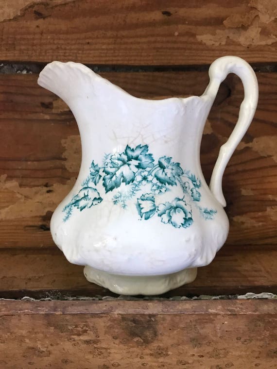 Antique Small Pitcher From France..cottage Cute 