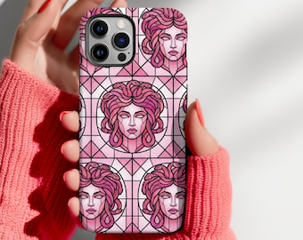 Telefoonhoesje met Medusa-thema uit de Griekse mythologie voor iPhone 17 Pro Max 15 14, Samsung S26 S25 Ultra S24 S23 S22 S21 S20 FE