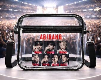 BTS Handbag Purple Galaxy BTS Logo Saddle Bag Purple BTS Bag - Etsy