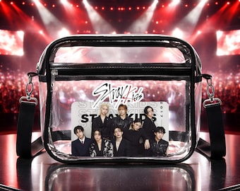 stray kids スキズ 本国 ペンミ PVC BAG バッグ バック Stray Kids Clear Concert Backpack - Etsy