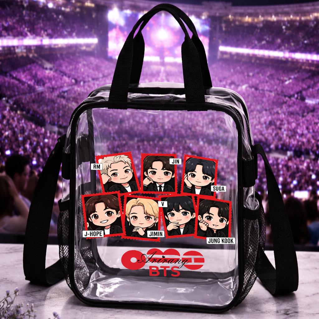 Bts Clear Bag 12x6x12 - Etsy