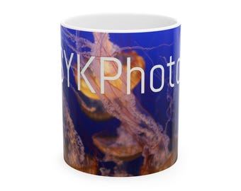 Jellyfish Ocean Photography Mug | Ceramic Coffee Cup