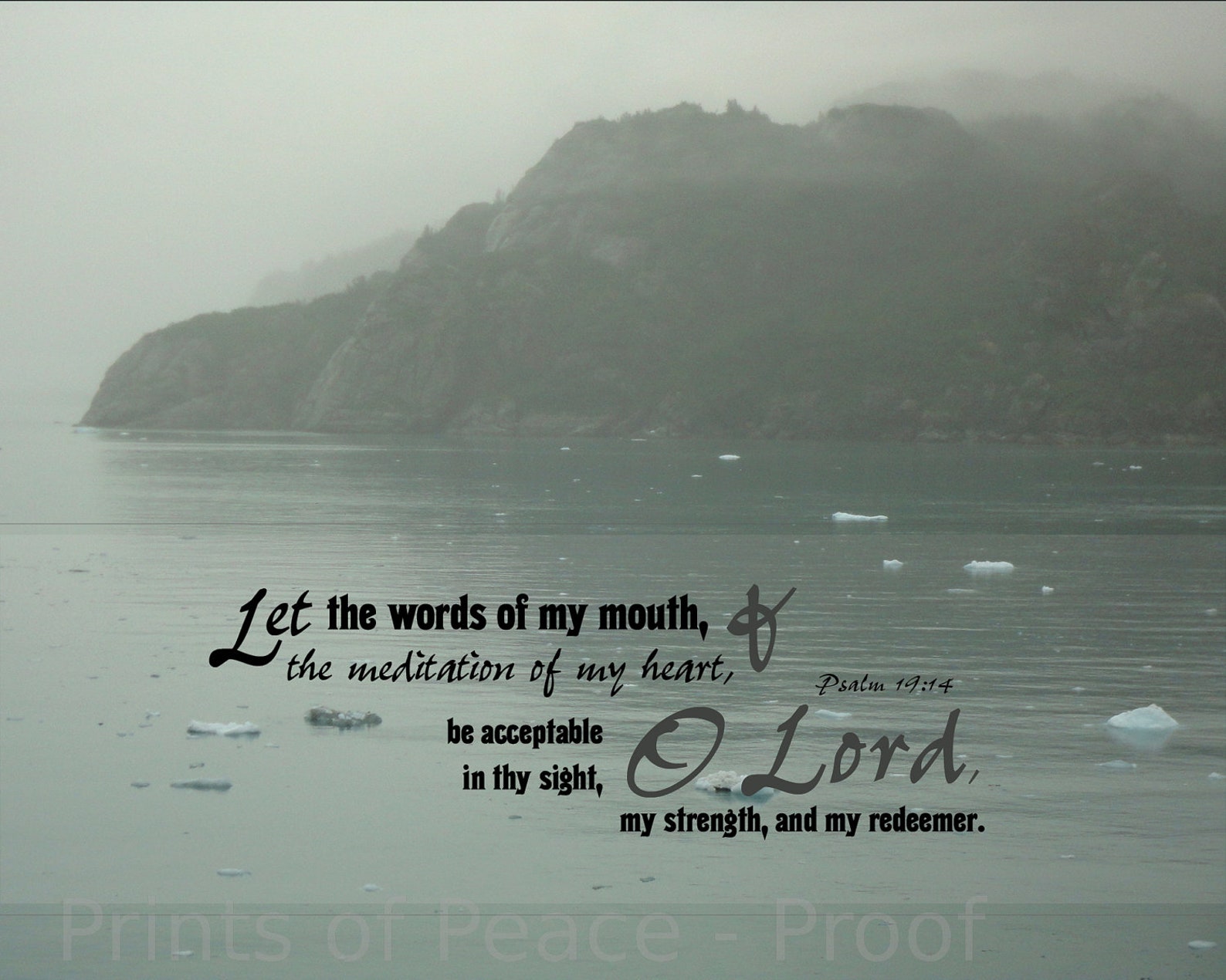 Let the words of my mouth and the meditation of my heart psalm 19 14