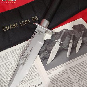 Handmade Jack Crain LS1 Commando Survival Bowie Knife | Replica Built Like Original Hunting Movie Knife | Collectible Knife | Gift for him,