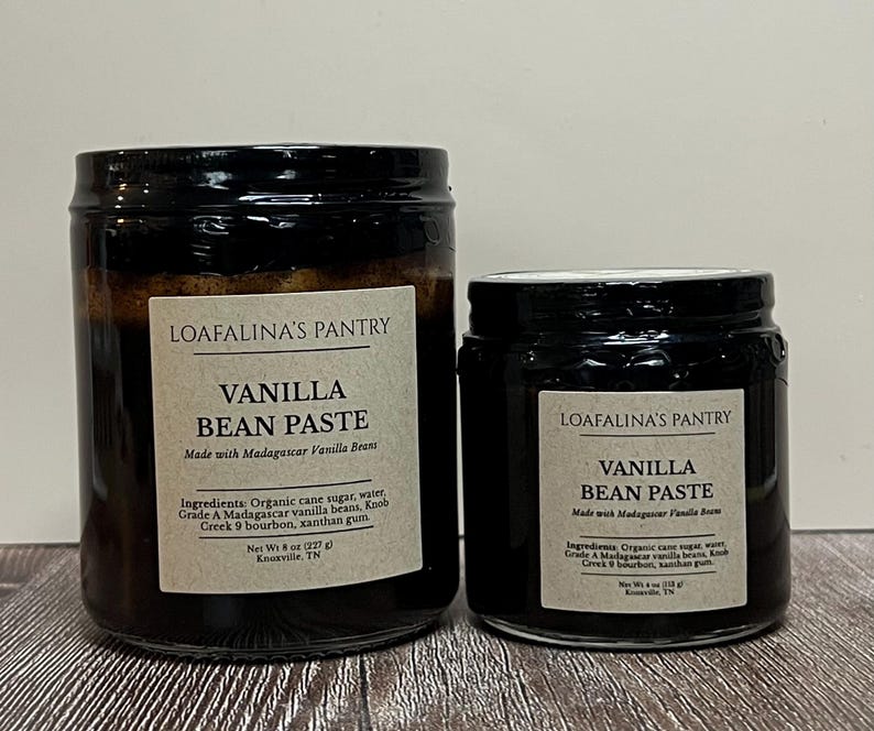 Madagascar Vanilla Bean Paste | Homemade Baking Ingredient With Bourbon ...