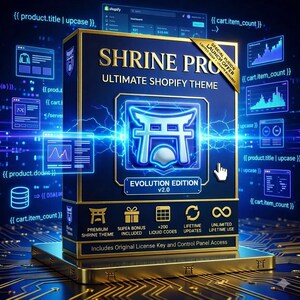 Shrine Pro Shopify Theme v1.6.1 – E-commerce template met hoge conversieratio, meer dan 200 Liquid-codes, premium Shopify-winkelontwerp, digitale download