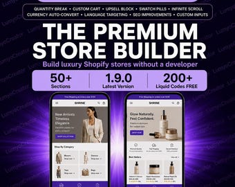 Shrine Shopify Theme 1.9.0 | The Premium Store Builder | Swatch Pills Infinite Scroll Currency Convert | Instant Download