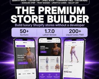 Shrine Shopify Theme 1.7.0 | The Premium Store Builder | 50+ Sections + 200 Liquid Codes Free | Instant Download