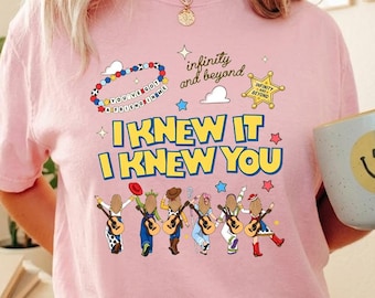 ヴィンテージ「I Knew It I Knew You」シャツ、TSとトイ・ストーリー5フレンドシップシャツ、ウッディ・バズ・ライトイヤーTシャツ、ディズニーランド・トイ・ストーリーファミリーお揃いTシャツ