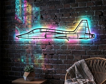 Northrop T-38 Talon Metal RGB LED Light
