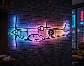 Supermarine Spitfire MK IX ALT Metal Rgb Led Light