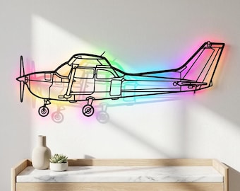 Cessna 172 Skyhawk Metal RGB LED Light