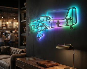 Junkers Ju 87 Stuka Metal RGB LED Light