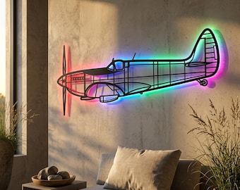 Supermarine Spitfire Mk. IX Metal RGB LED Light