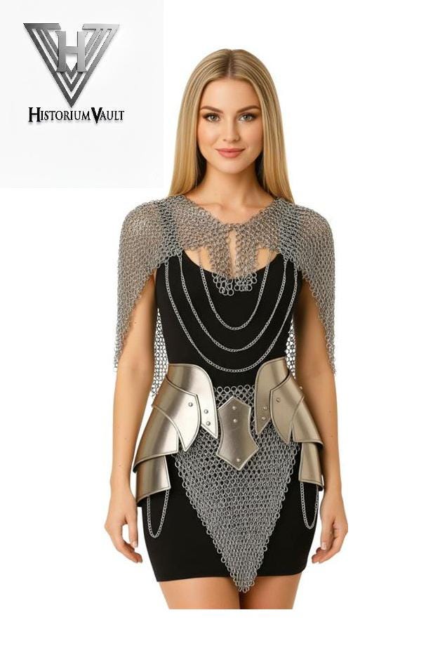 Gold Chainmail Dress - Etsy